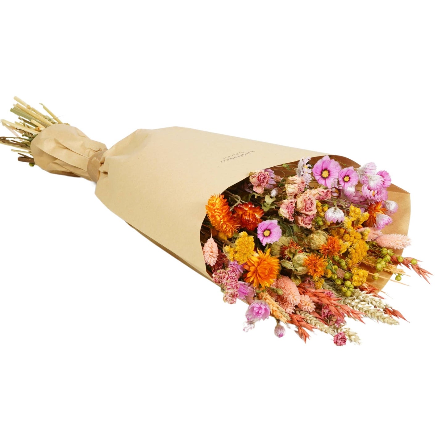 Fleurs séchées - Bouquet champêtre ensoleillé