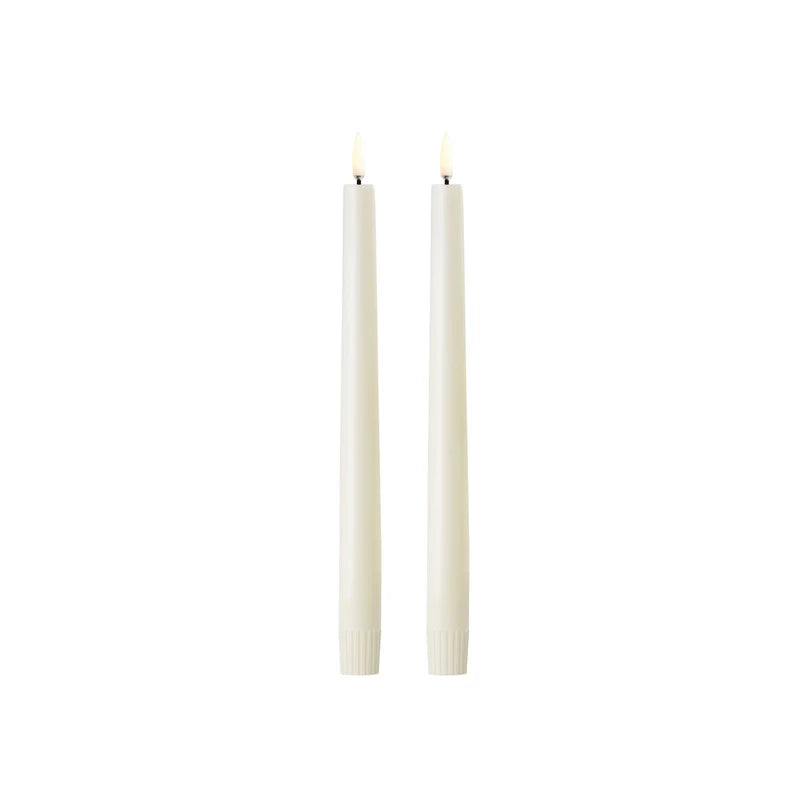 Bougies LED efillées blanches