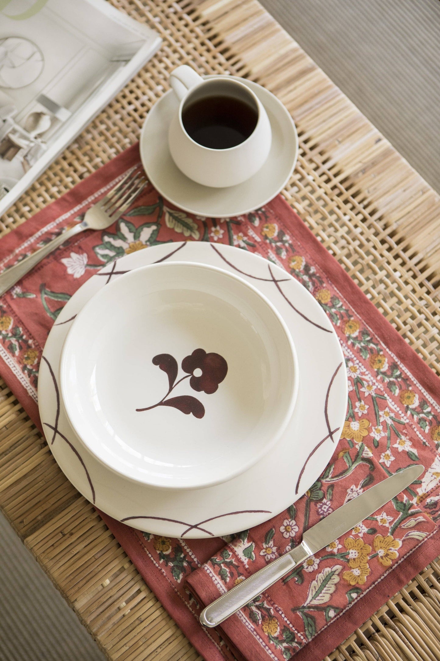 Jardín Primavera : Sets de Table | 6 Serviettes | 6 Sets 50x30cm