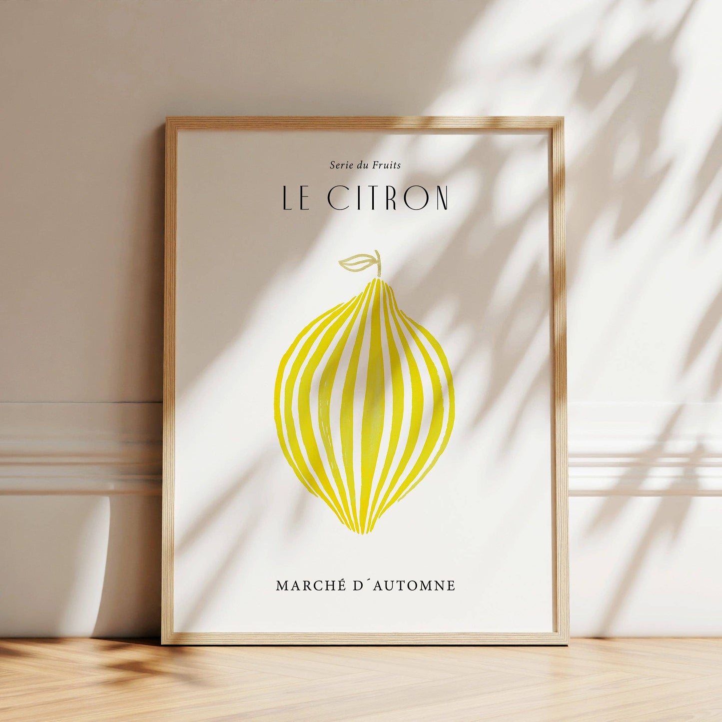 Affiche citron