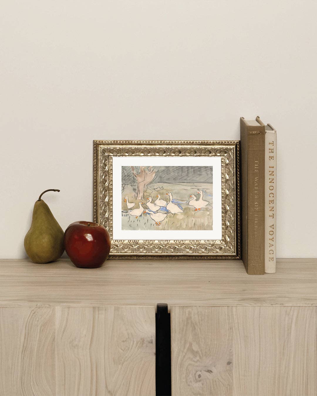 Impression sur toile - Oies 10x8 et 16x12