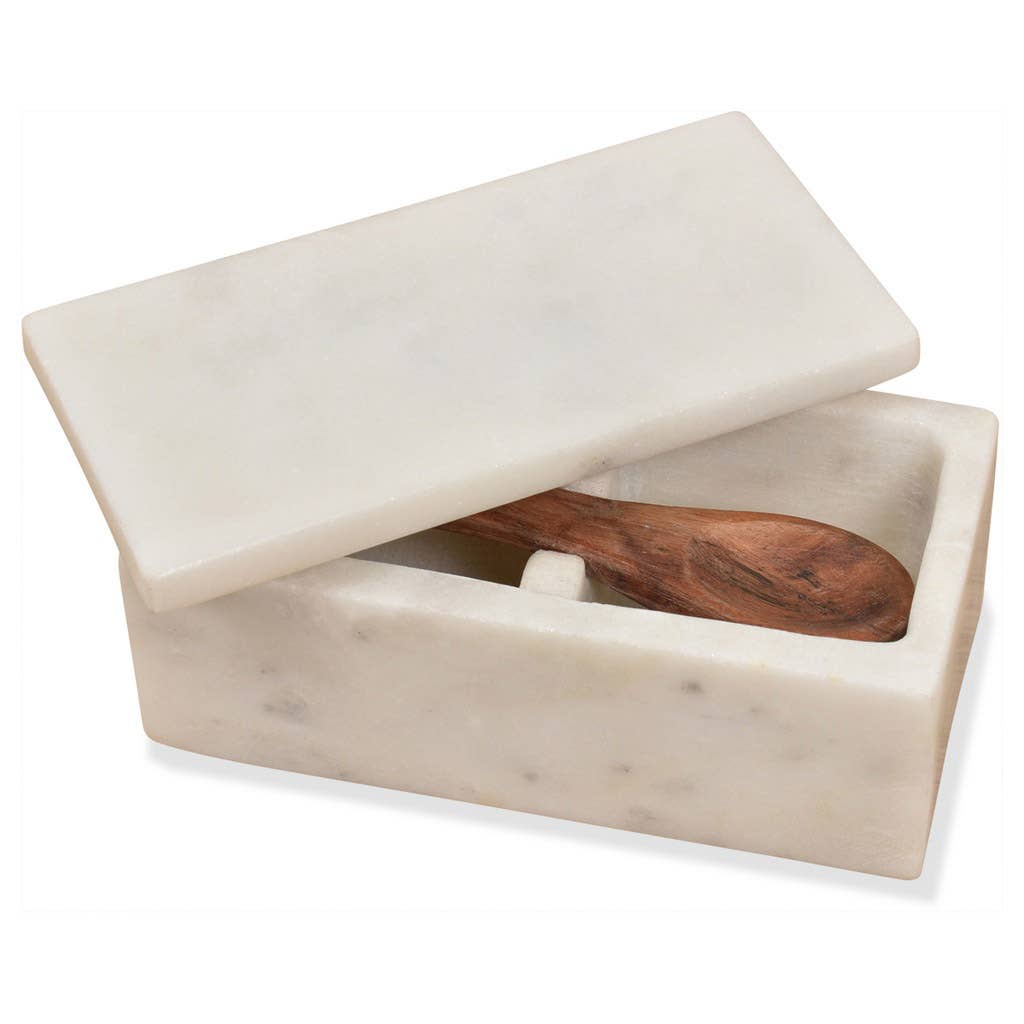 Salière et poivrière en marbre