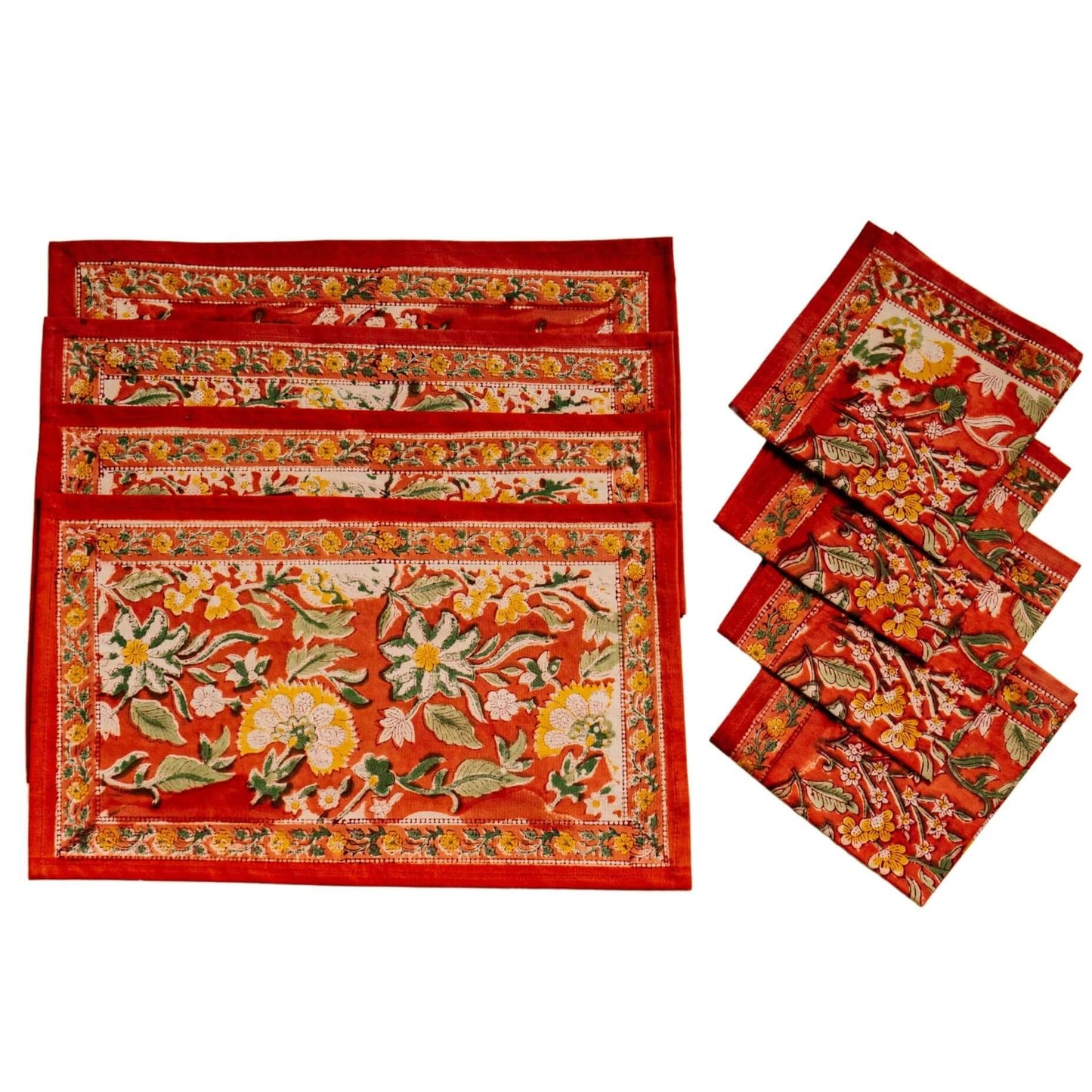Jardín Primavera : Sets de Table | 6 Serviettes | 6 Sets 50x30cm