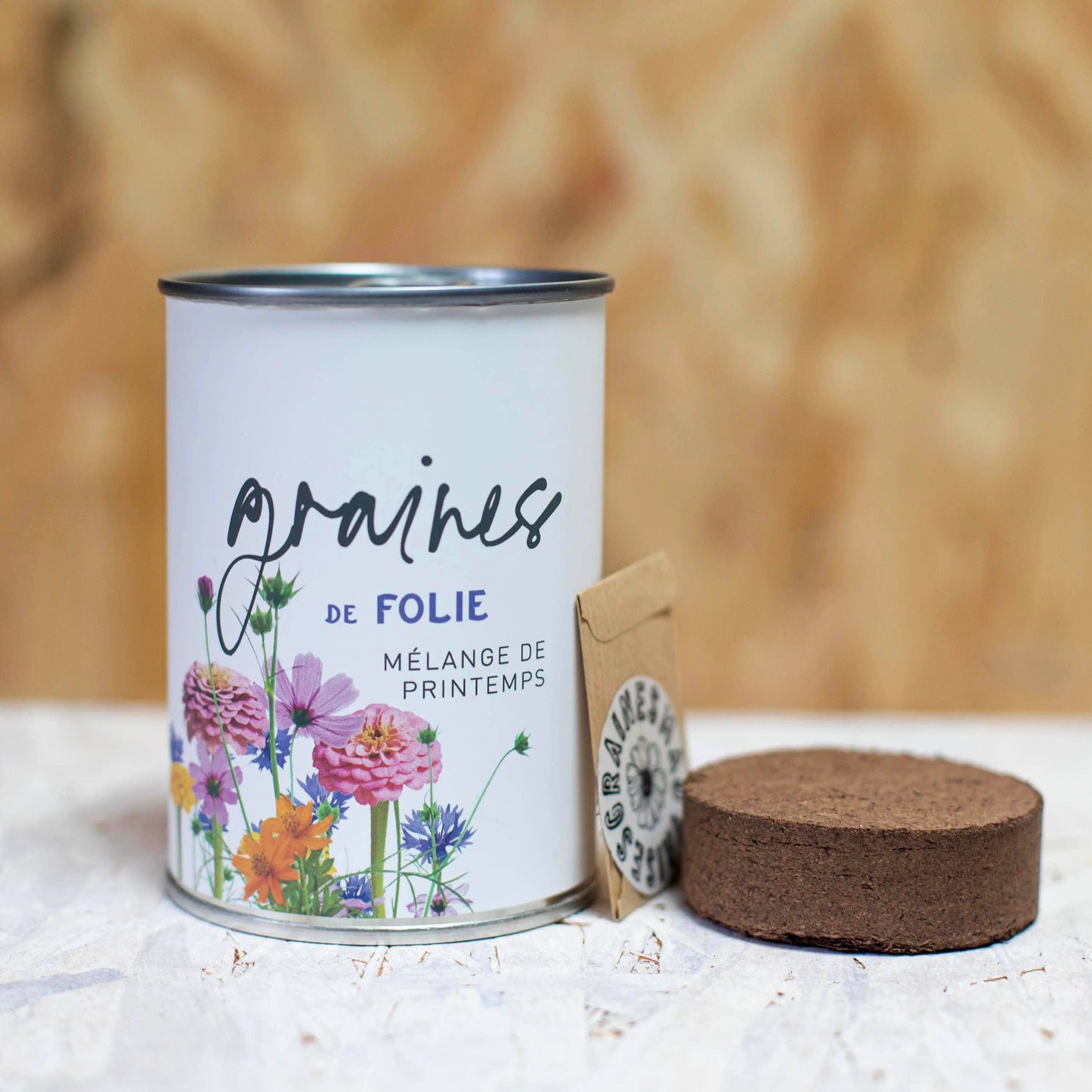 Kit à semer "Graines de Folie" fabriqué en France