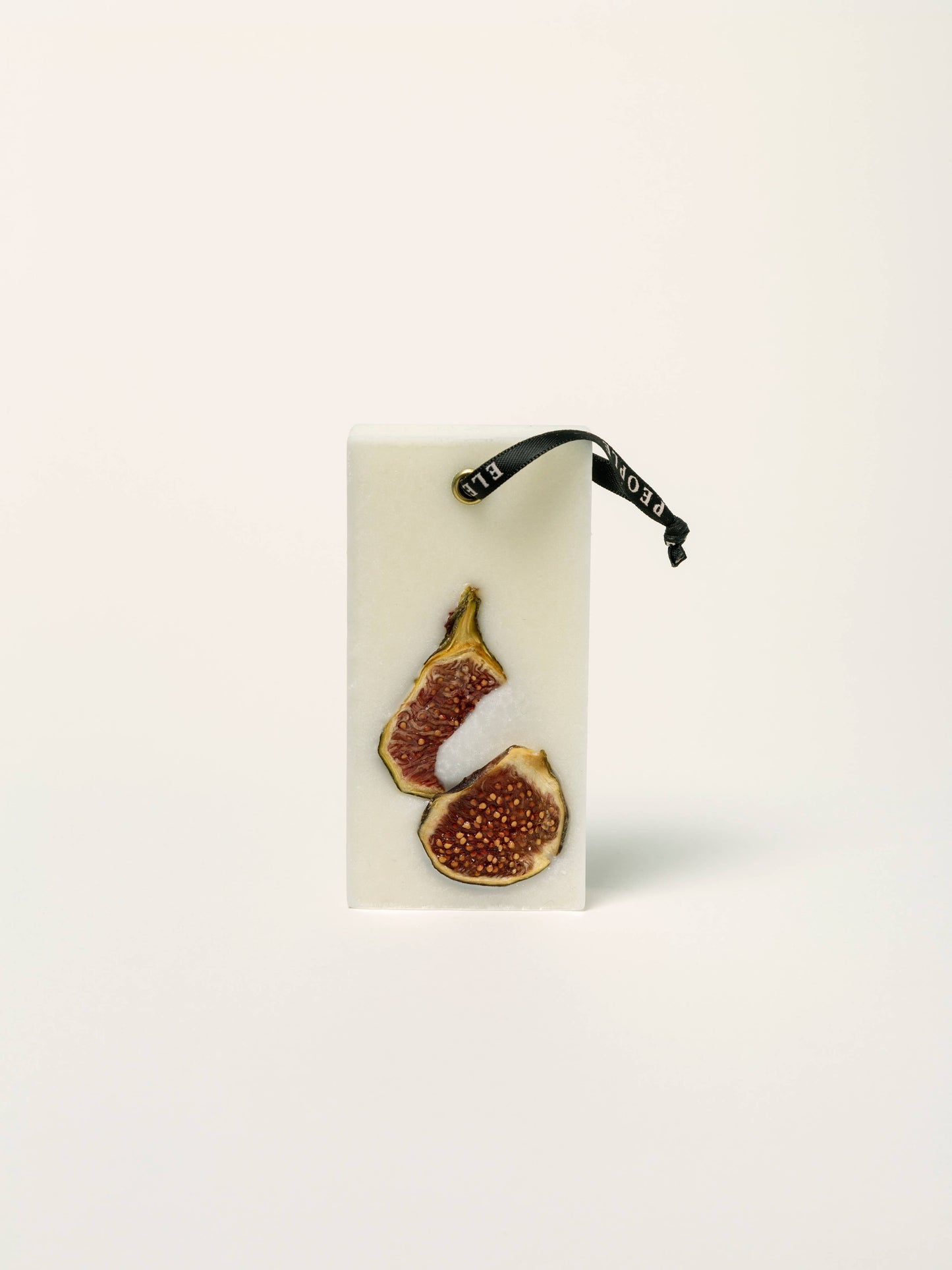 Barre de cire parfumée artisanale Mélange n°09 NATURE avec figue violette, feuilles vertes et ambre, ruban coton noir