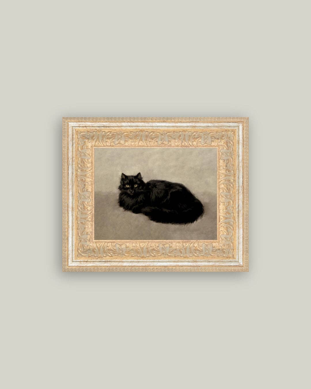 Le chat noir — Toile encadrée