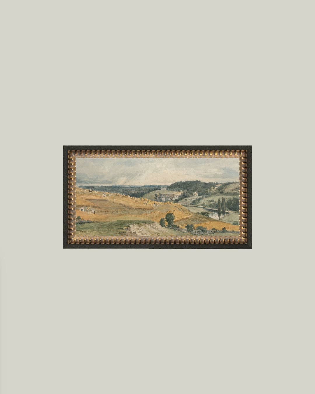 Vue de la colline Sainte-Catherine Art antique encadré