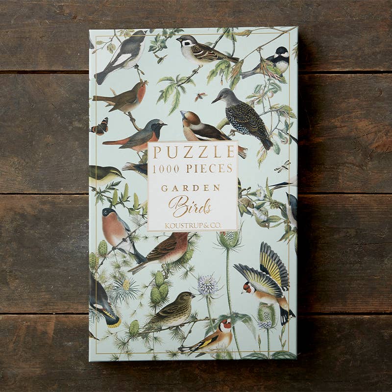 Puzzle Oiseaux du Jardin 1000 pièces - Fabriqué en Europe