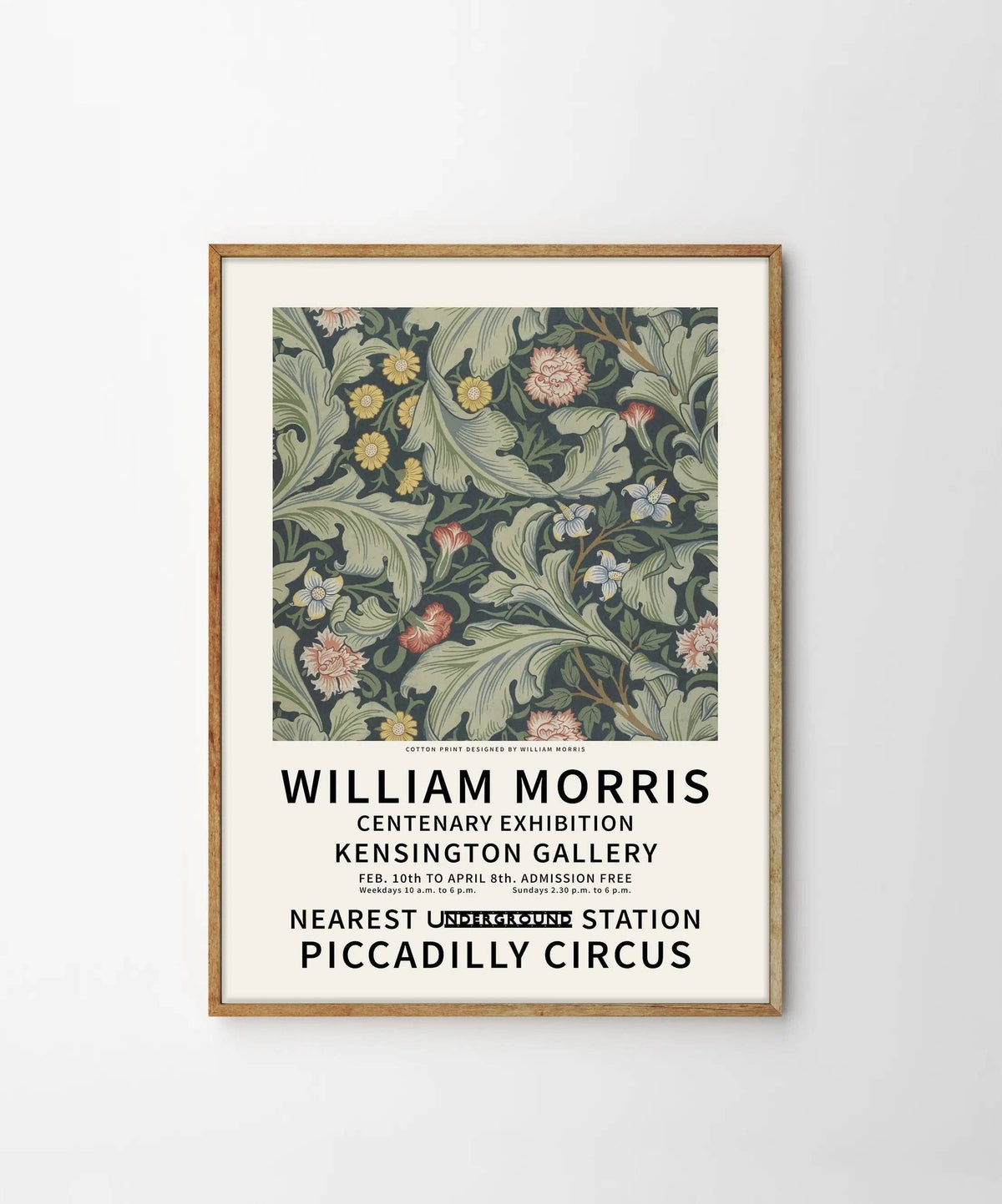 William Morris, Centenary Exhibition no1