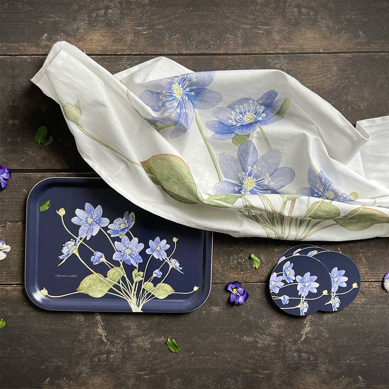 Plateau Anémones bleues – Marianne Scheel