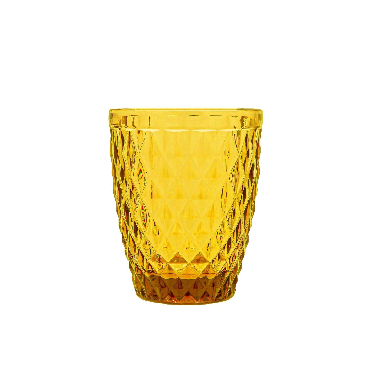 Verres à eau - Collection Diamond - 22cl -verre coloré dans la masse