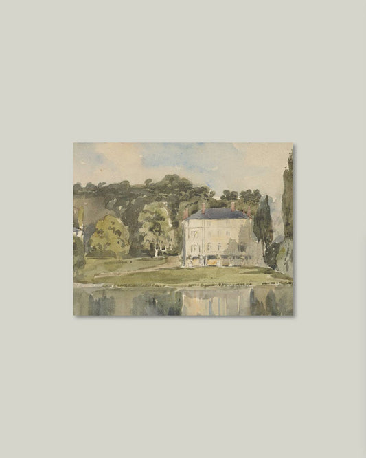 Impression sur toile - Vue du château 35,6 x 28 cm