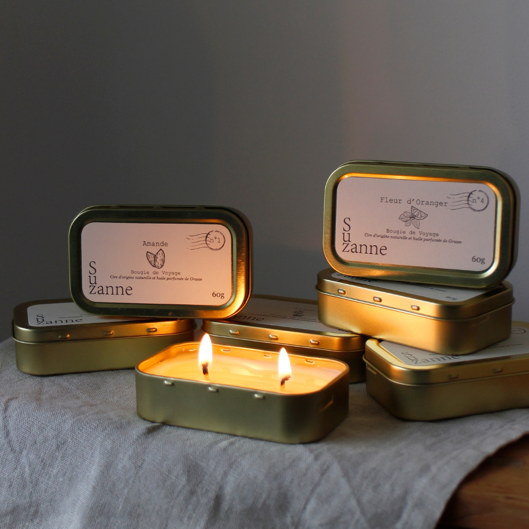 Bougies de voyage de Suzanne