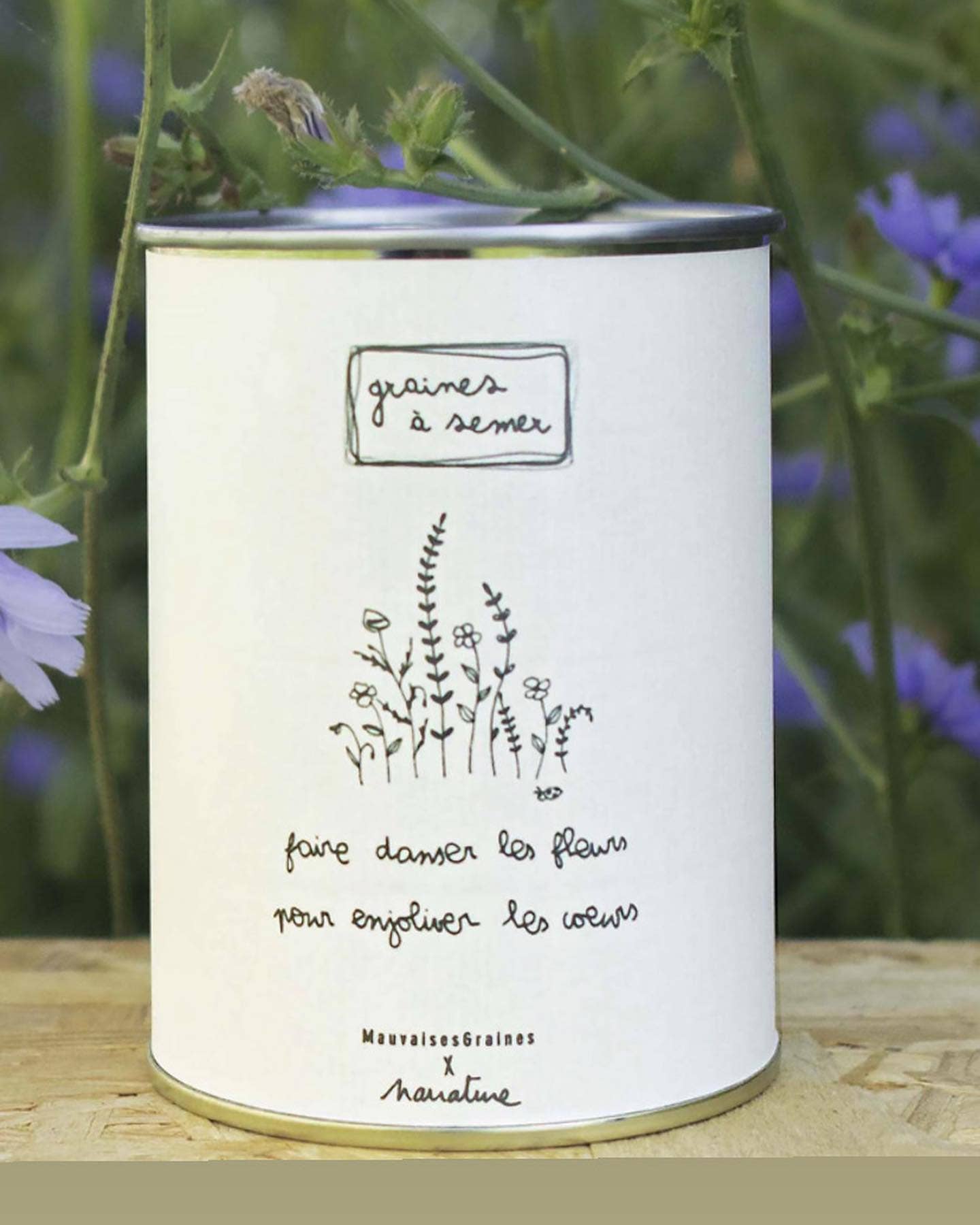 Kit à semer "Danser les Fleurs" fabriqué en France  collab a