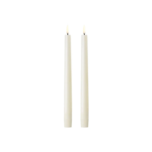 Bougies LED efillées blanches