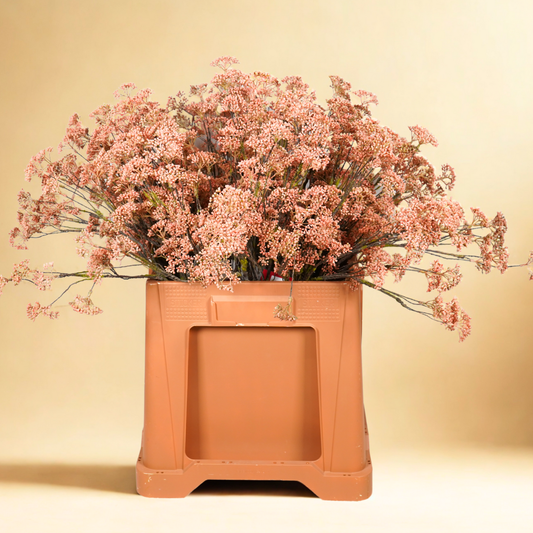 Fleur rose artificielle L69cm