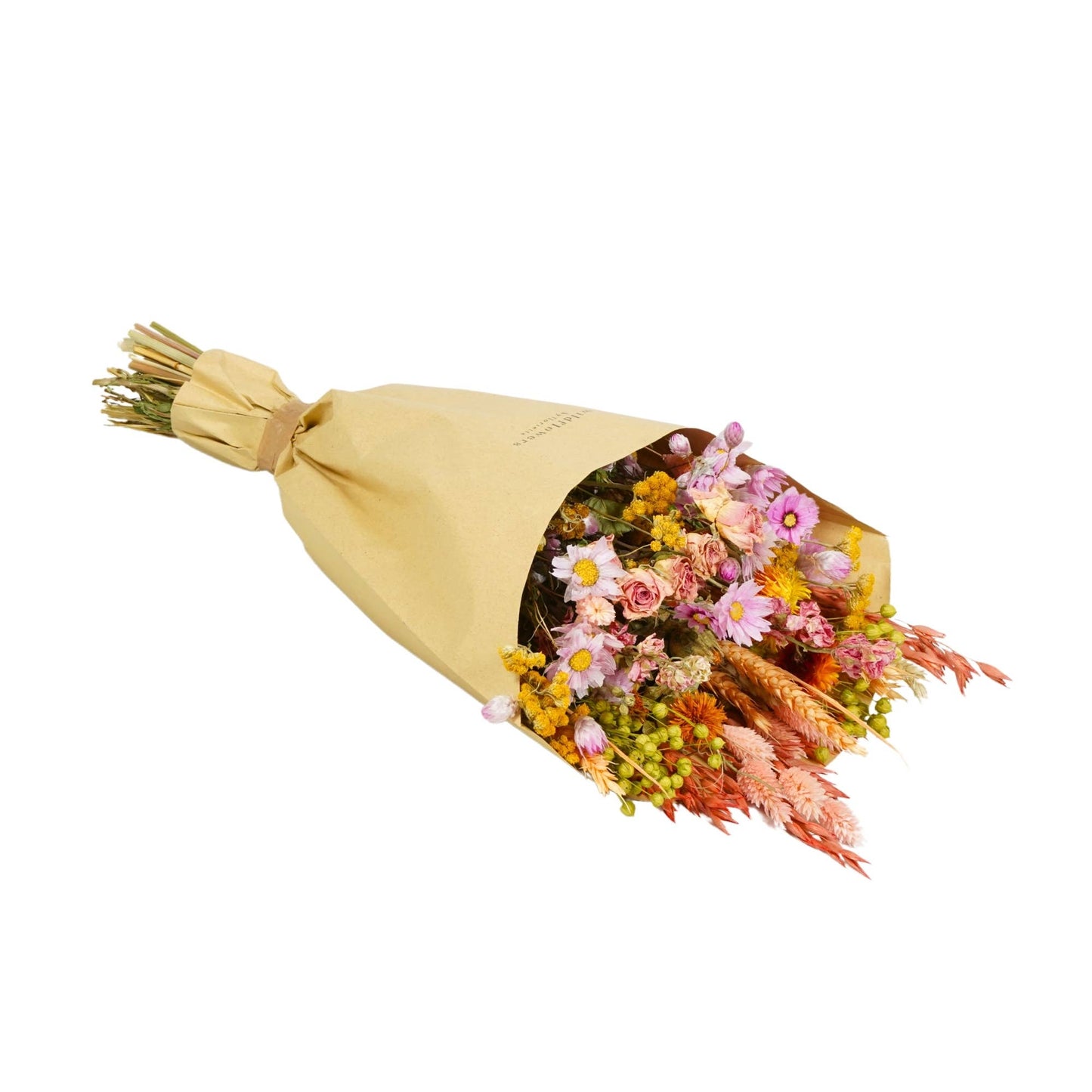 Fleurs séchées - Bouquet champêtre ensoleillé