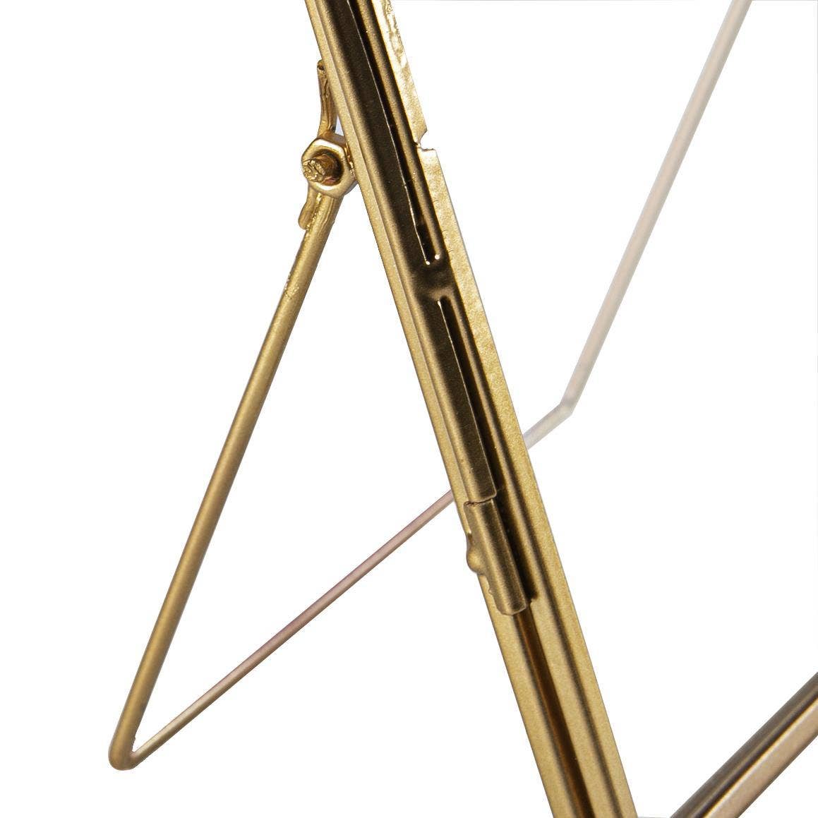 cadre photo doré en verre