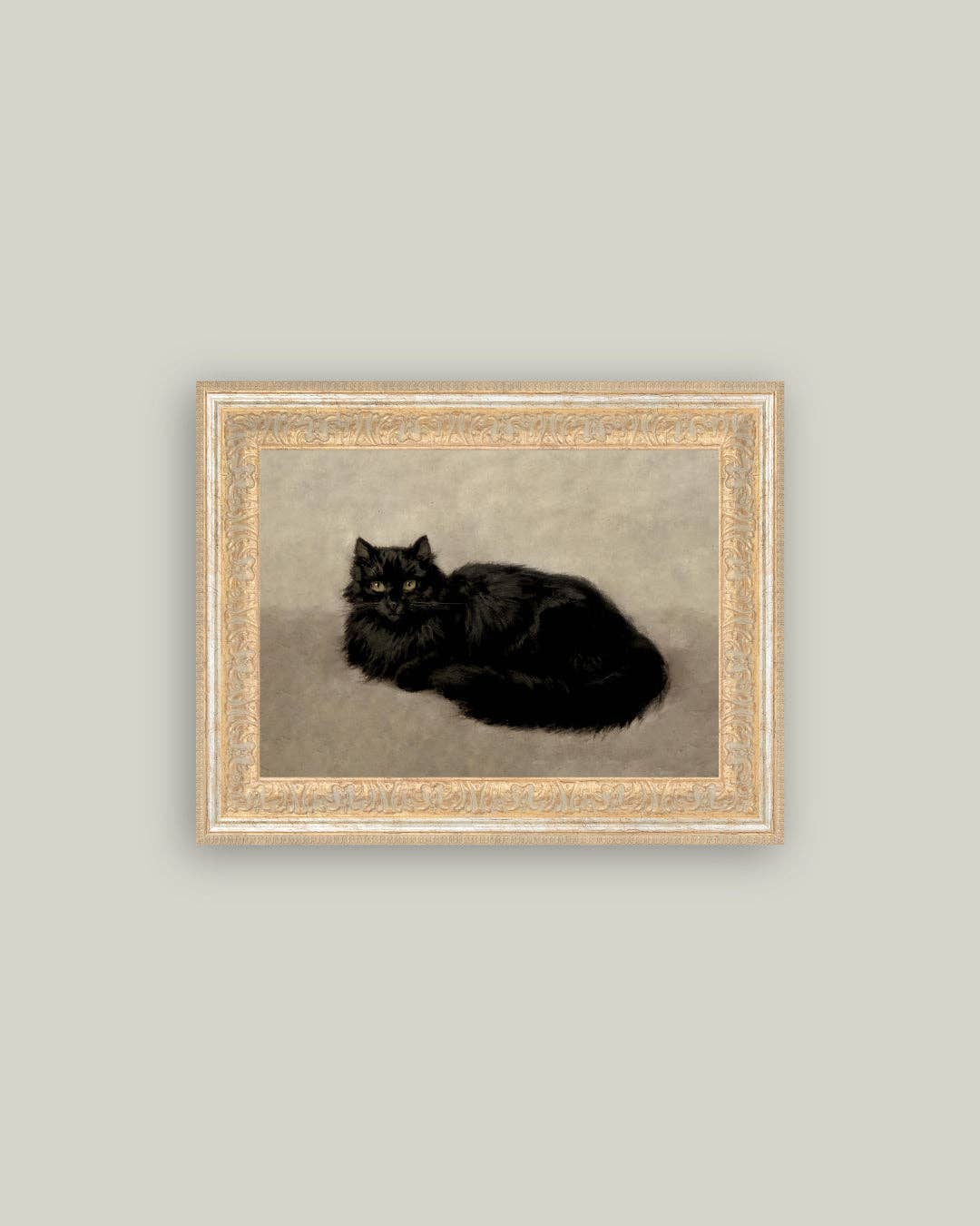Le chat noir — Toile encadrée