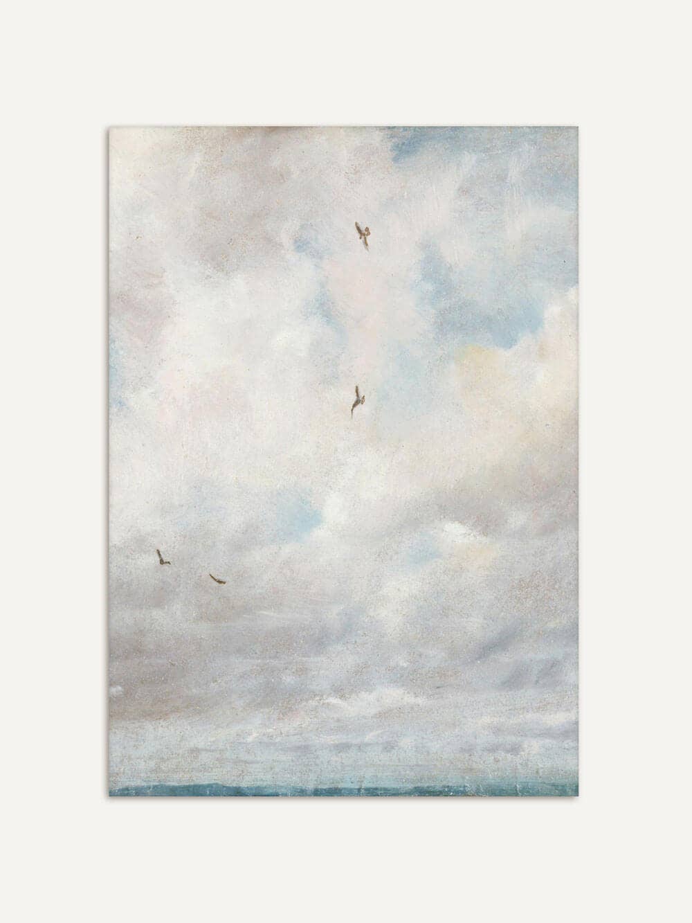 Paysage céleste – Impression d'art vintage de nuages