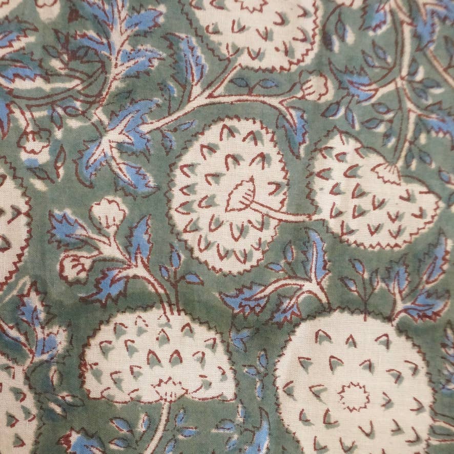 Jeté de lit block print - Madame Beaumont