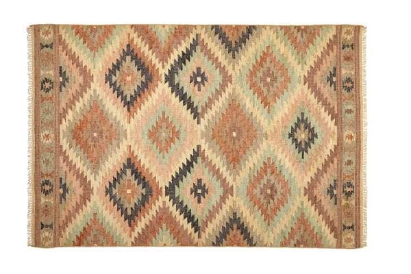 Tapis Kilim en jute PUEBLA