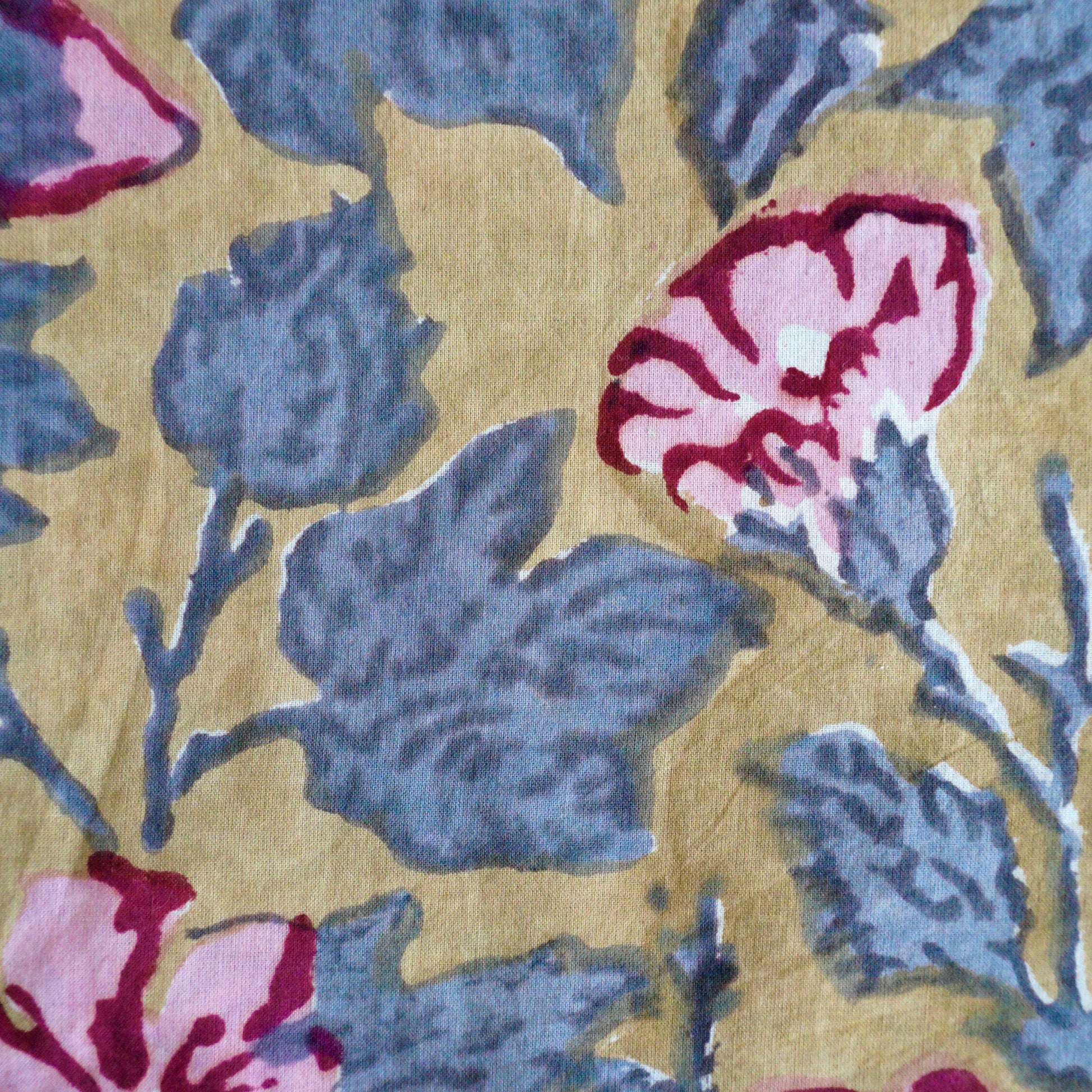 Kimono en Coton Block Print & Mulepose - Madame Beaumont