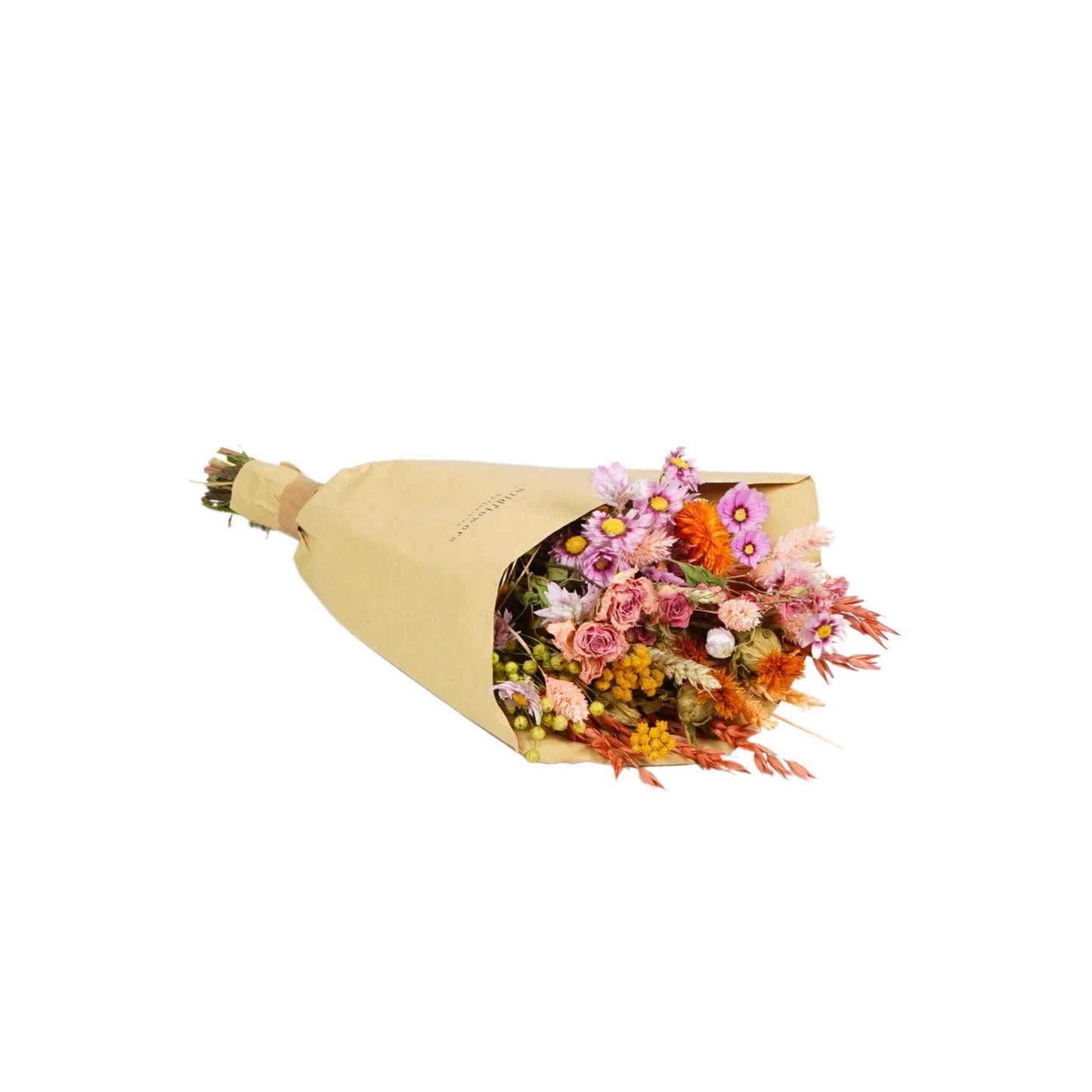 Fleurs séchées - Bouquet champêtre ensoleillé