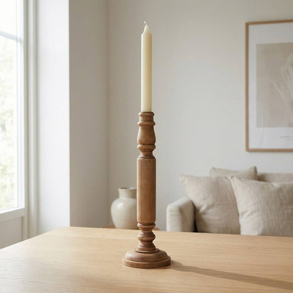 Bougeoir en bois, deux tailles