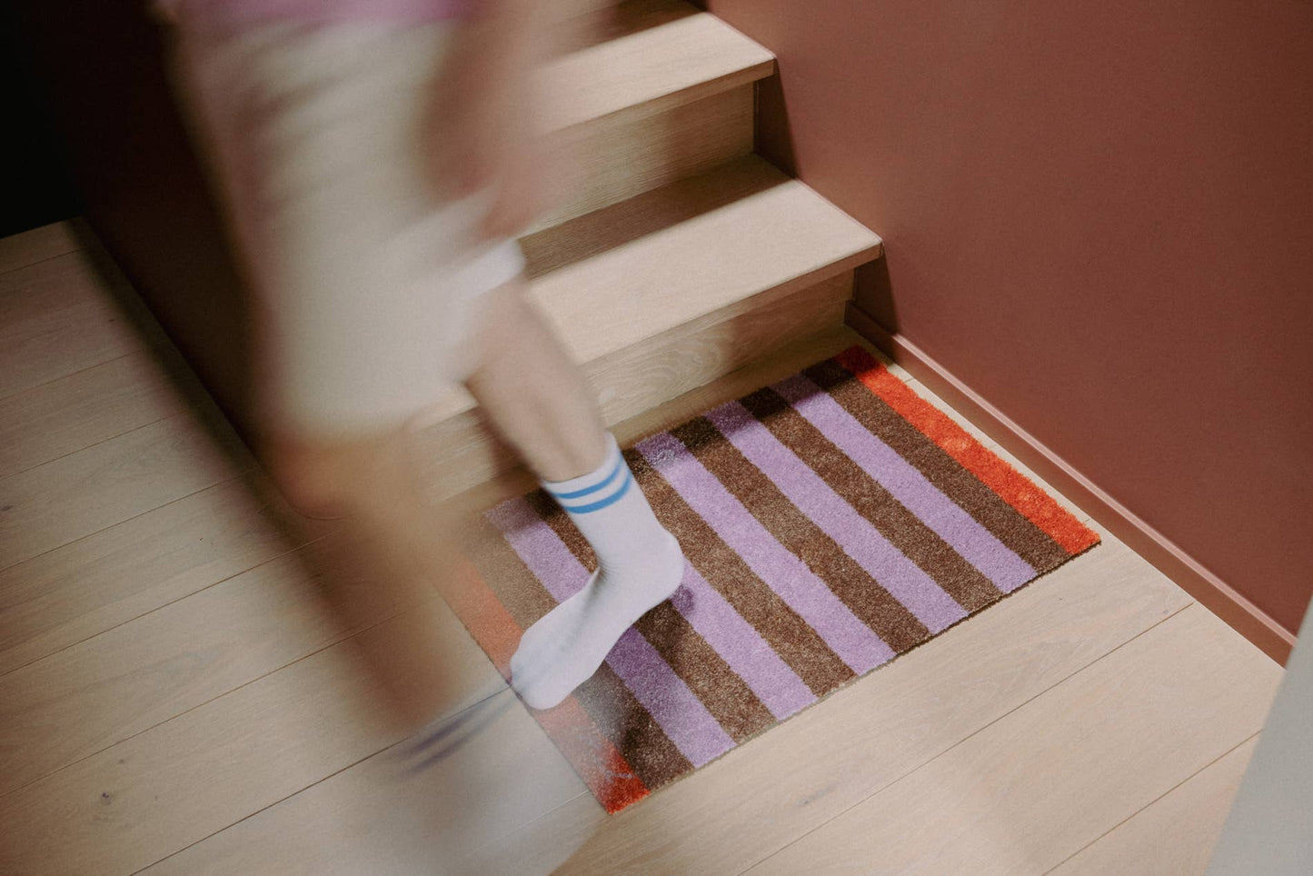 Tapis à rayures