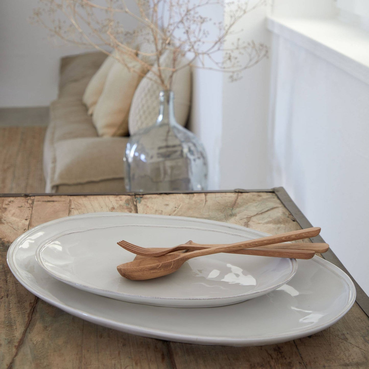 Très grand plat Fontana 57cm