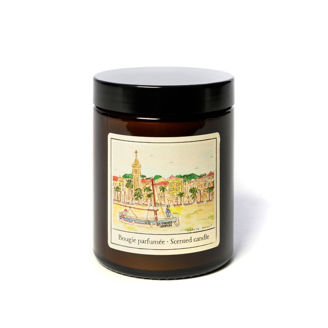 Bougie parfumée moyenne à la cire de soja « La Mer »