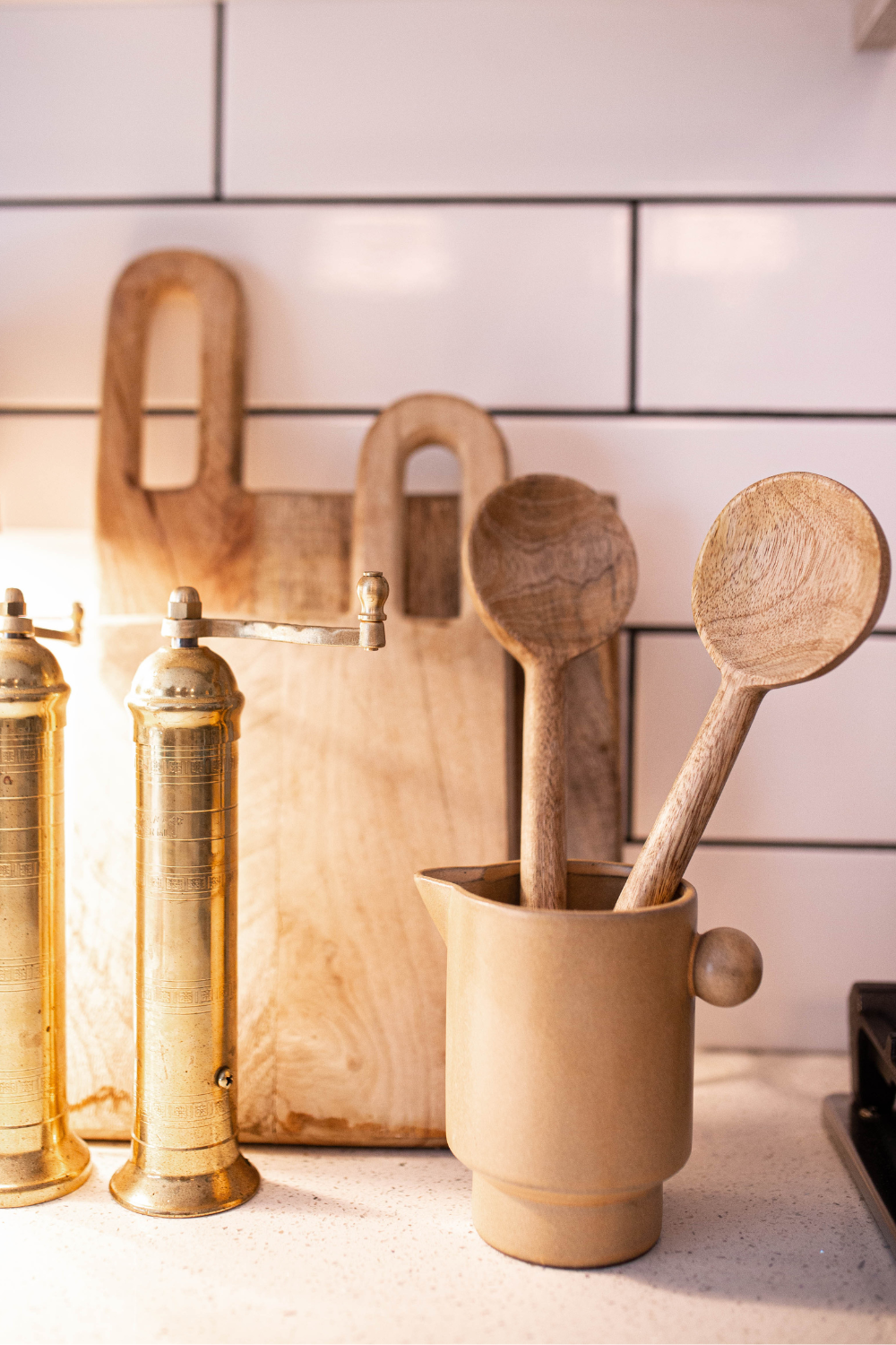 Cuillères de service en bois de manguier (lot de 2)