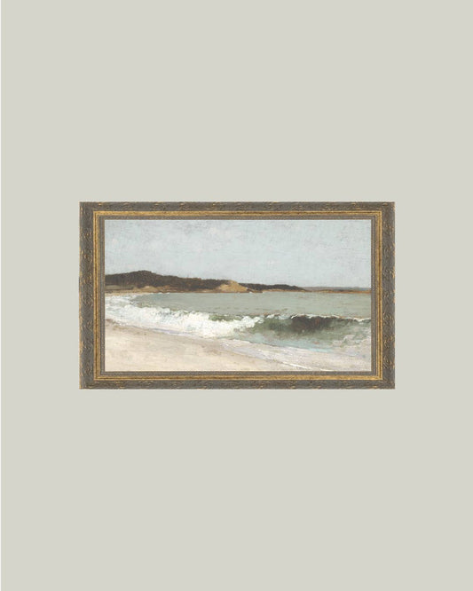 Impression sur toile,  décor de plage 30x16