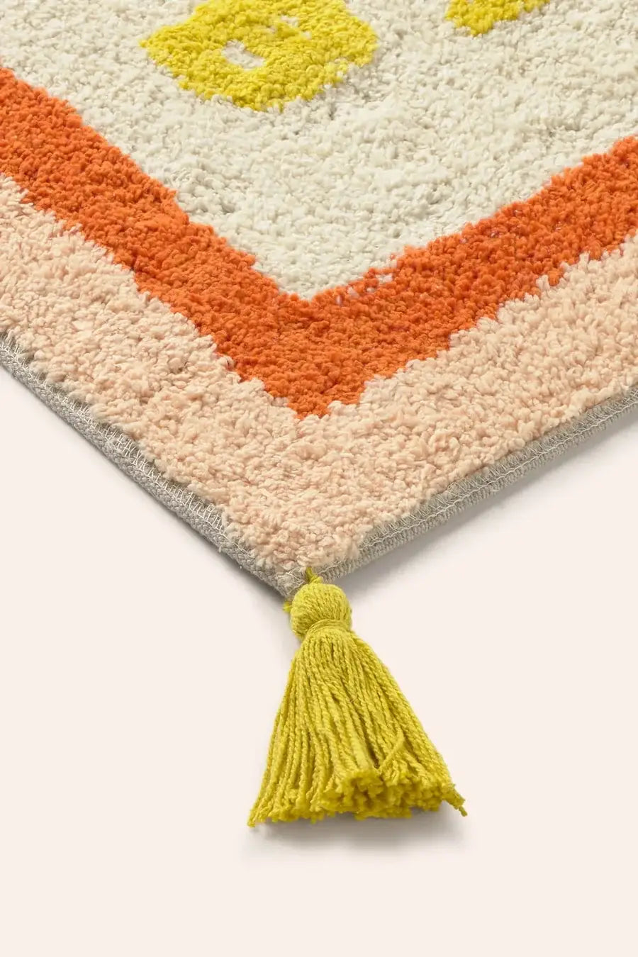 Tapis de bain orange Club