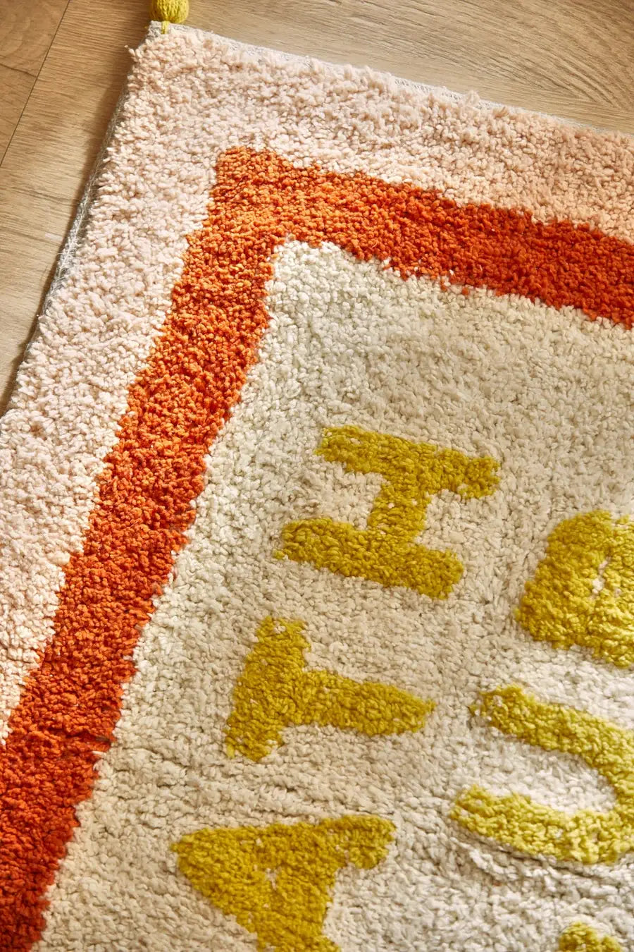 Tapis de bain orange Club