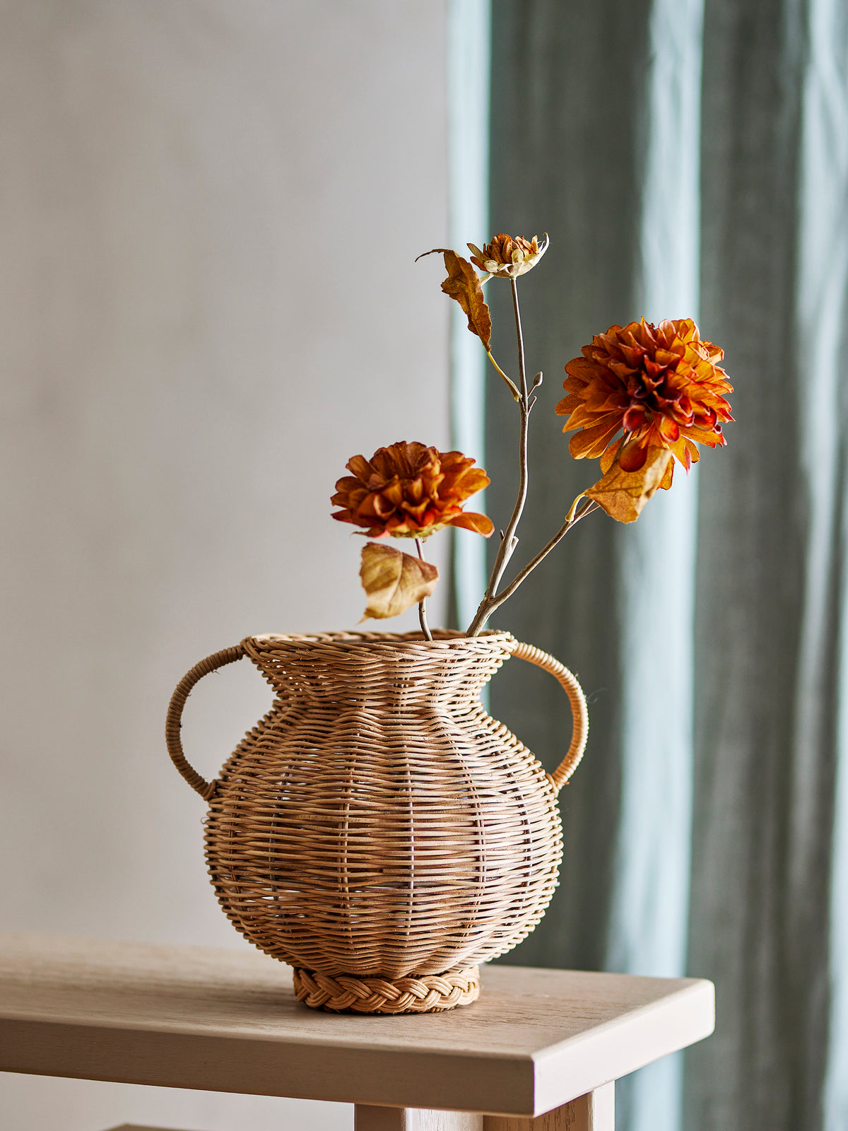 Vase en rotin tressé – 25,5 cm