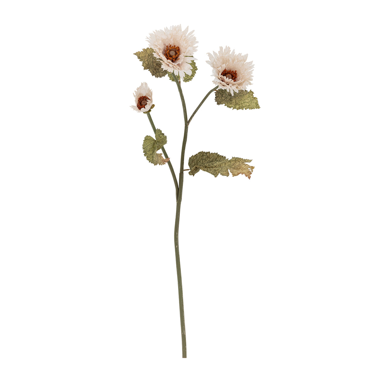 Tige de chrysanthème artificiel blanc – 96 cm