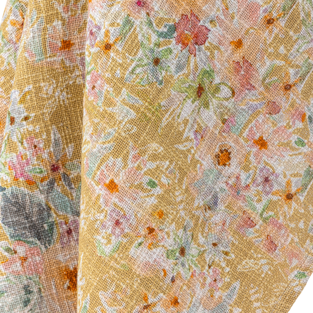 Plaid Manoj à fleurs – 127 × 152 cm