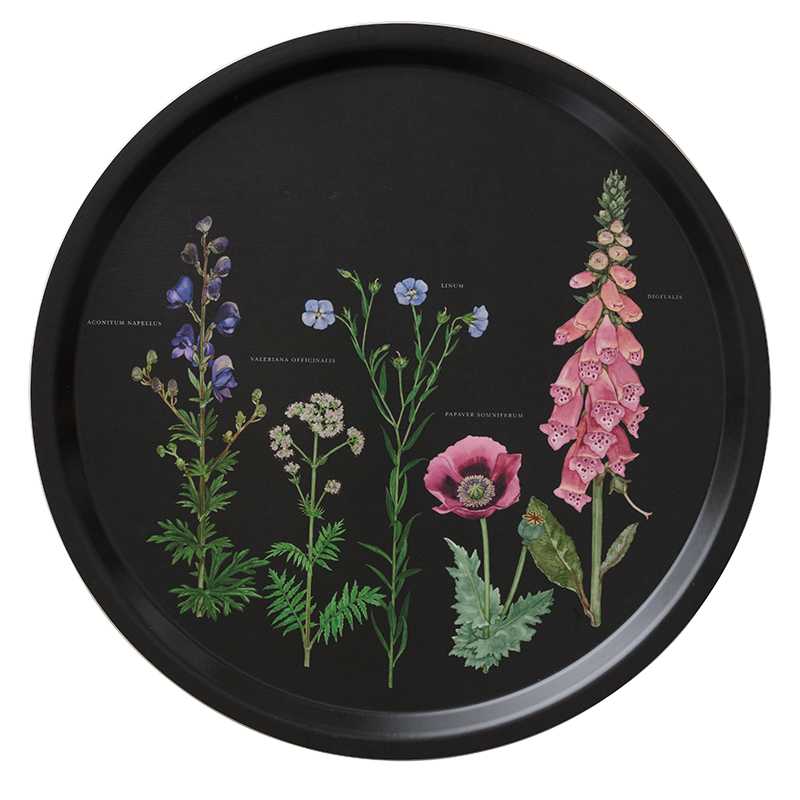 Jardin monastique - Plateau de service Ø38 - fabriqué en Europe