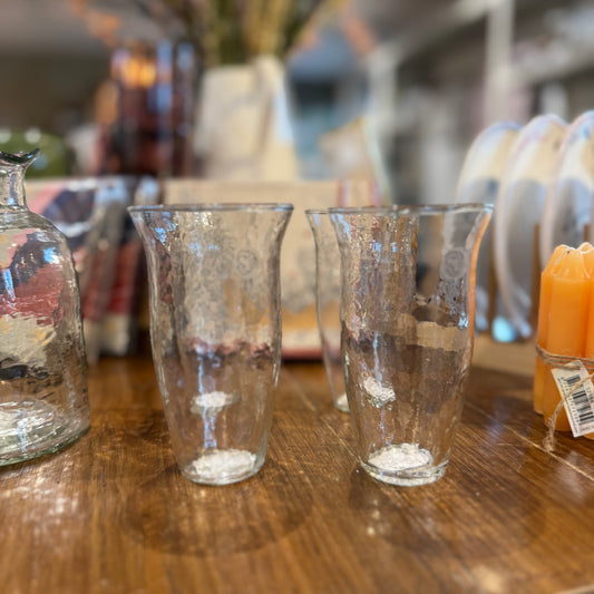 Set de 4 verres Asha en verre recyclé
