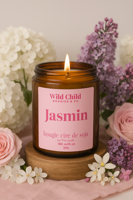 Bougie parfumée Jasmin — vue d’ensemble