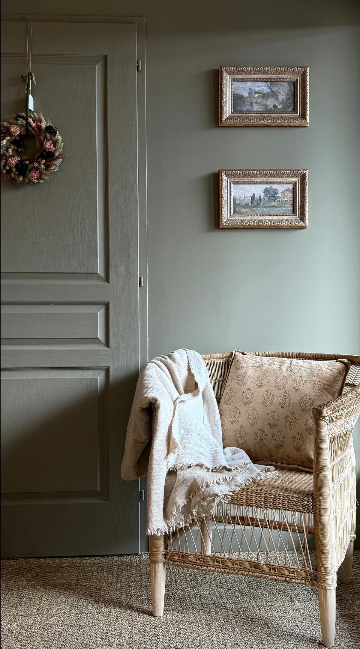 Coussin en Velours Imprimé