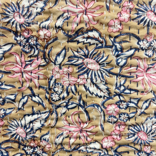 Couvre-lit en coton imprimé