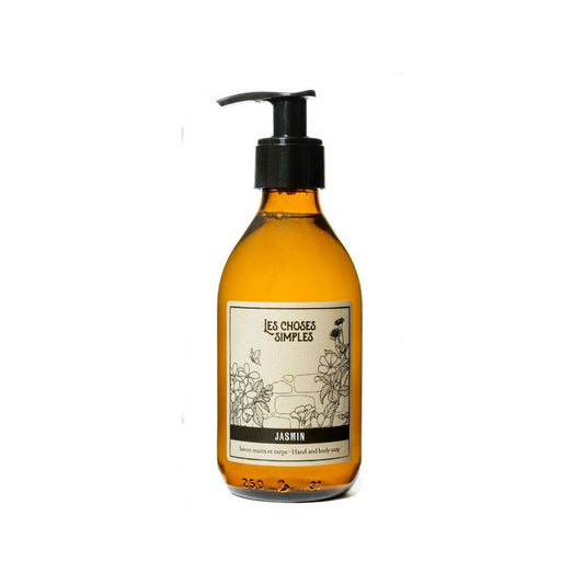 Savon pour les mains et le corps - Jasmin (250 ml, Verre)
