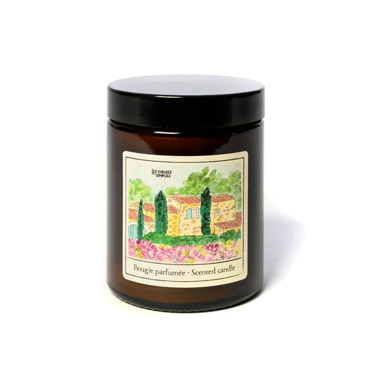 Bougie à la cire de soja parfumée de taille moyenne « Lavender Fields »