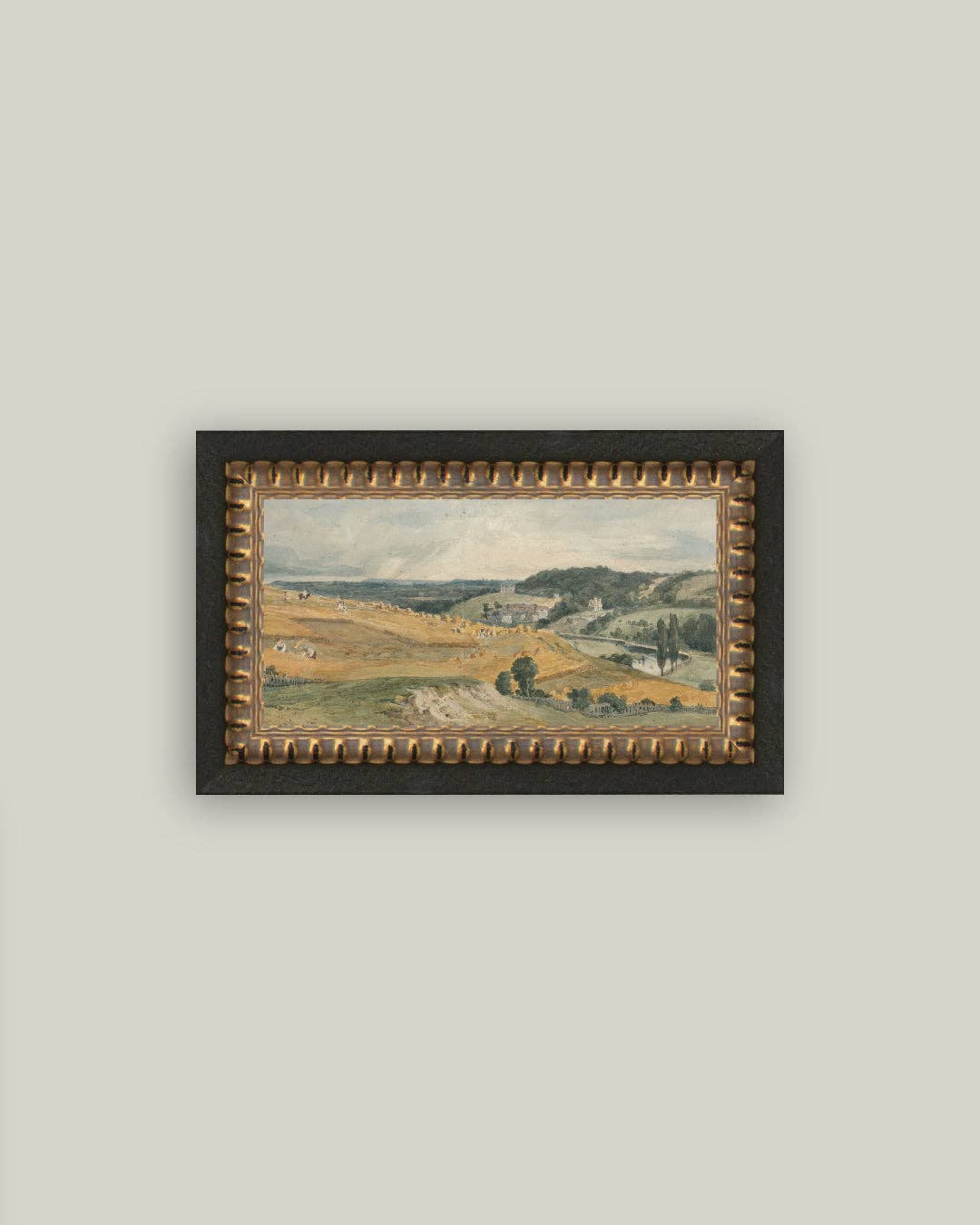 Vue de la colline Sainte-Catherine Art antique encadré