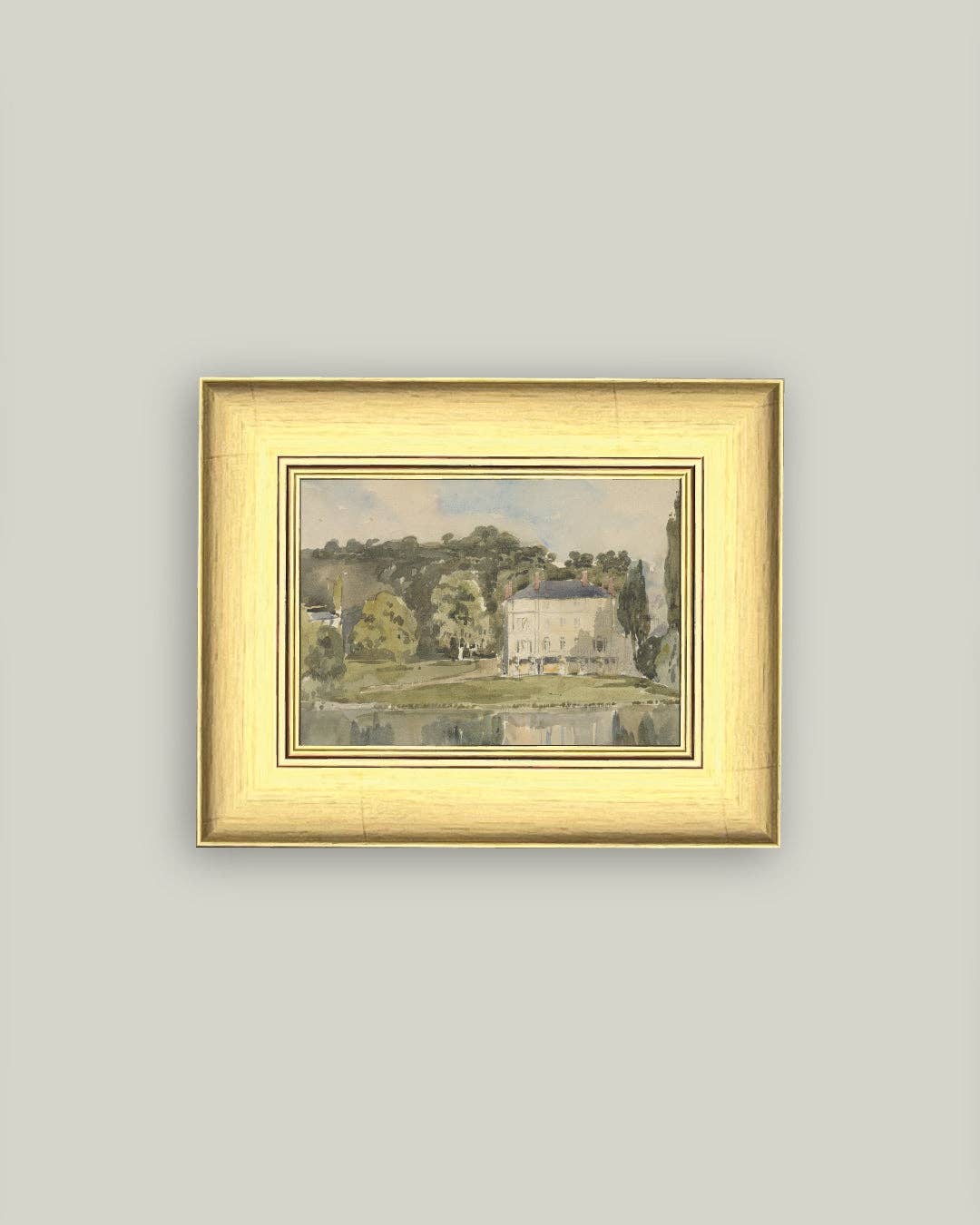 Impression sur toile- Vue du Château de Folembray