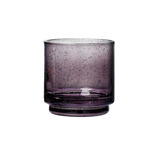 Verre Bouli empilable à Bulles – Ambre, Vert & Violet