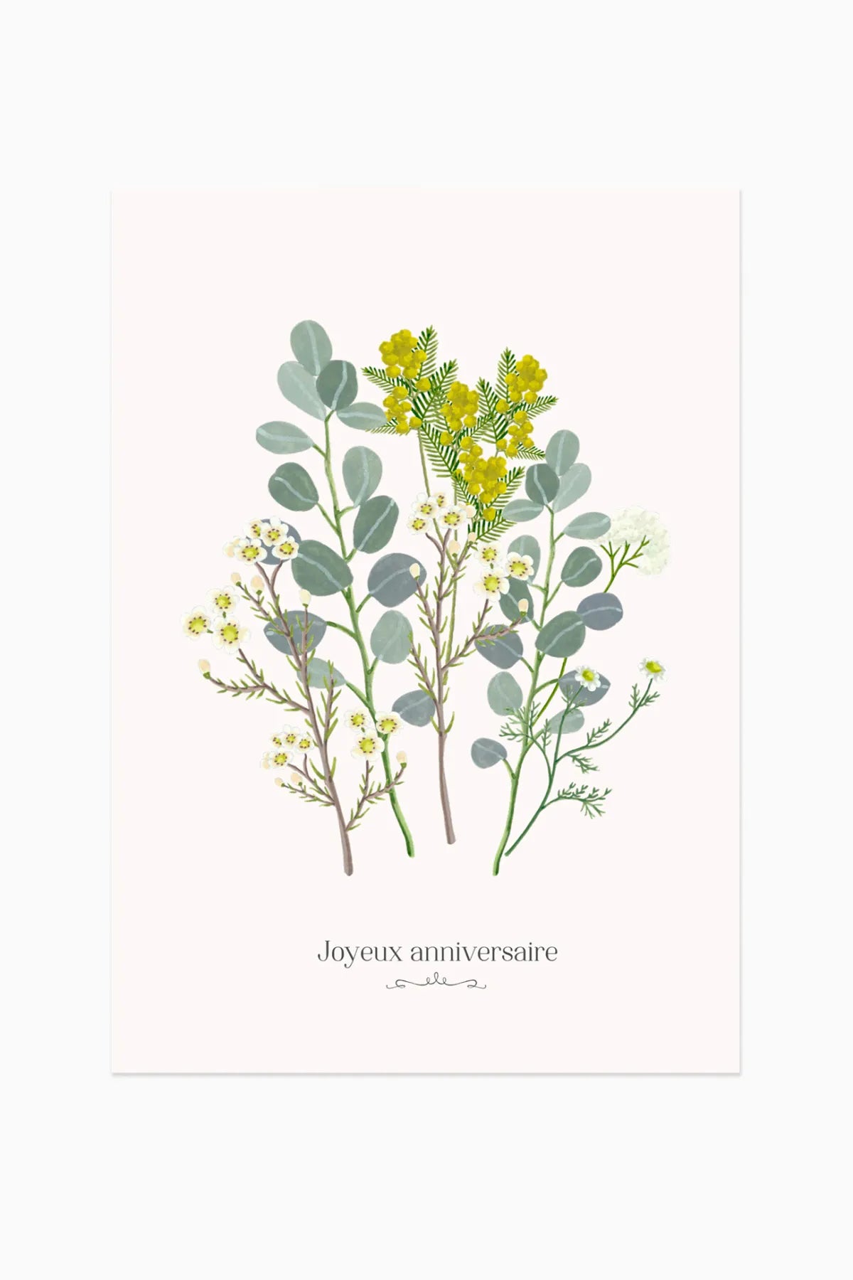 Carte Joyeux anniversaire